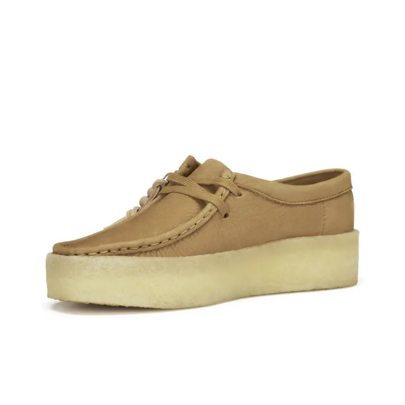 Clarks Originals WALLABEE Wear resistant And Lightweight Casual Shoes Women's Brown-1