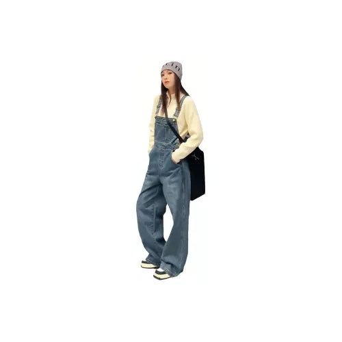 Fan Yiyi Overalls Women's Blue