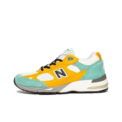 New Balance 991 SNS Yellow Blue Women's