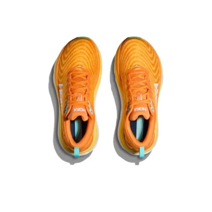 HOKA ONE ONE Non-slip Wear-resistant Shock Absorption Low-Top Casual Running Shoes Men's Yellow-2