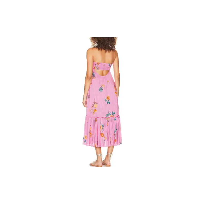 FREE PEOPLE Sleeveless Dress Women's Pink-1