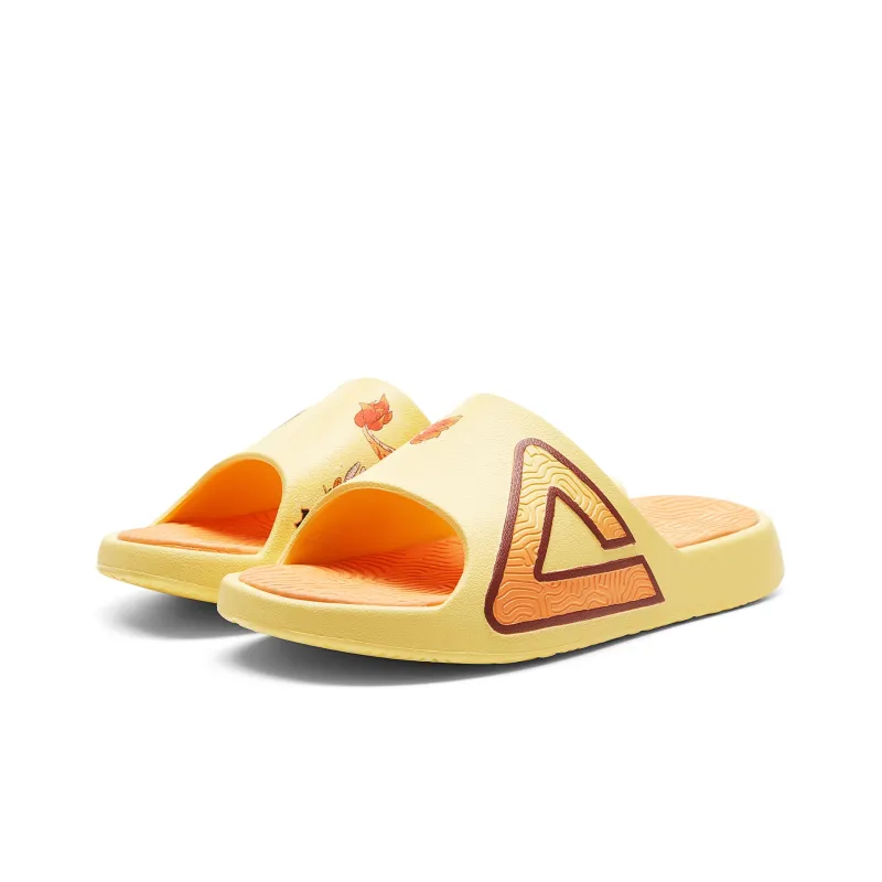 PEAK Guochuang Series Slide Slippers Men's Touch Me Not Yellow-2