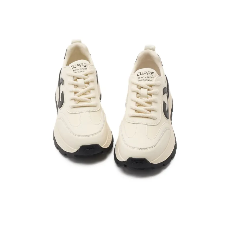 Milan Love Song Anti-Slip And Wear-Resistant Height Increasing Low-Top Skateboard Shoes 4cm Women's-9