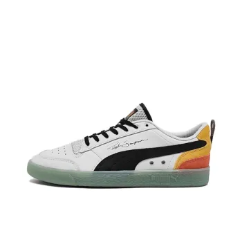 PUMA Ralph Sampson Lo Casual Cushioning Wear Resistant Low Top Skateboard Shoes Men's White Black
