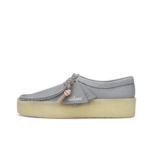 Clarks Originals WALLABEE Casual Shoes Women's Low-Top Gray