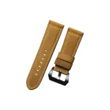 Crazy Horse Leather-Earth Yellow-Black Pin Buckle