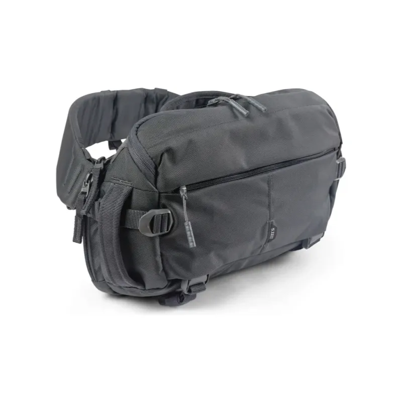 5.11 Water repellent Nylon Fanny Pack Trumpets Unisex Black/Gray/Blue-6