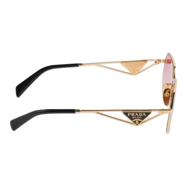 PRADA Triangle logo Rectangle frame Sunglasses-2