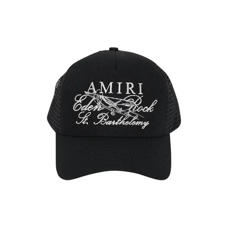 AMIRI Eden Rock Trucker Hat-0