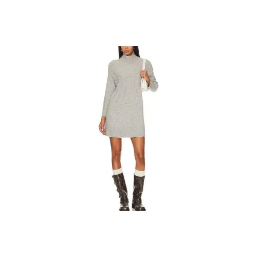 FREE PEOPLE Long-Sleeved Dresses Women's Gray