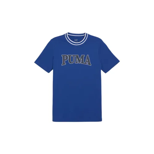 PUMA Squad Men's Graphic T-Shirts Men Blue