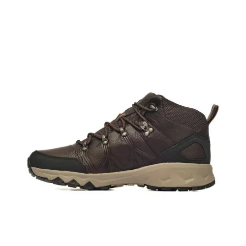 Columbia Outdoor Shoes Men Mid-Top Brown