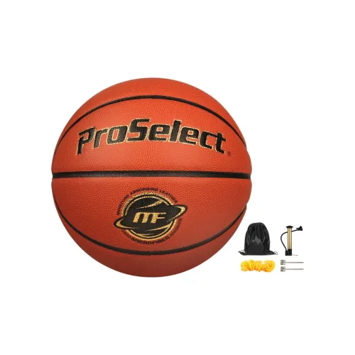 ProSelect Exclusive Series Microfiber Leather Basketball Brown Size 7 Training Unisex