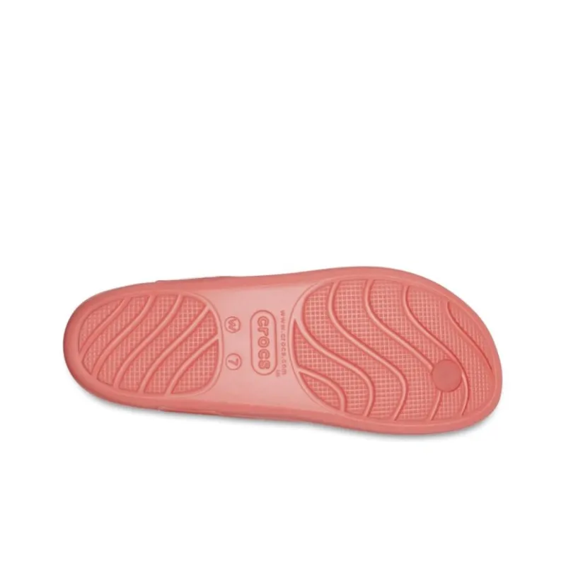Crocs Flip Flops Low Heel Women's Pink-4