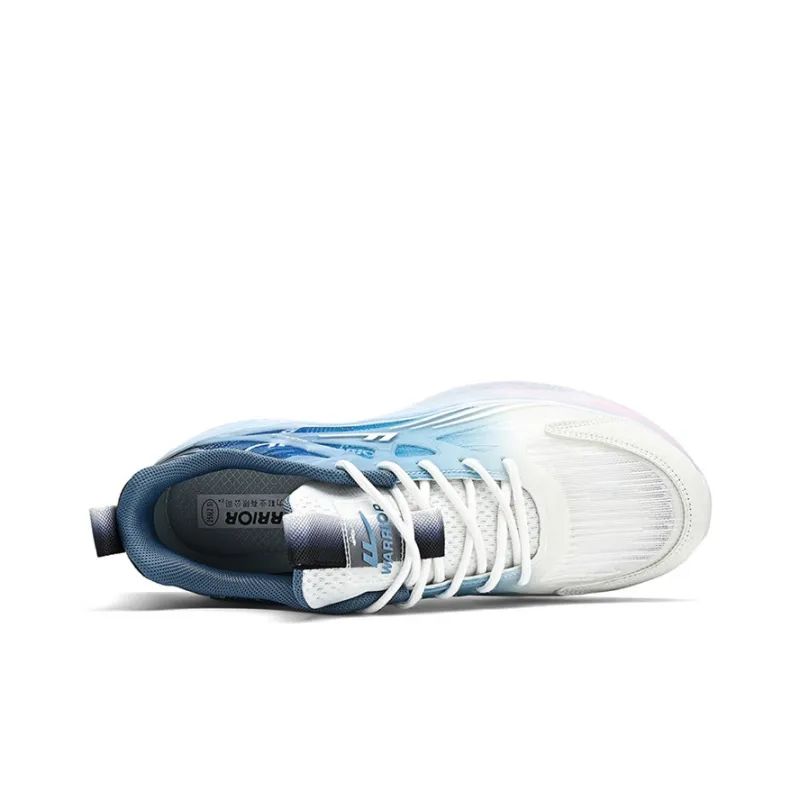 WARRIOR Chunky Sneakers Men Mid Top Black White/White Blue/White Blue Orange-12