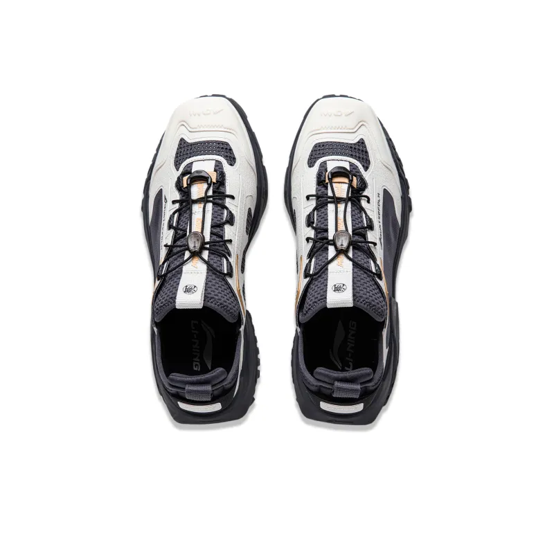LiNing CF Linchuan SS Cushioning Wear-Resistant Low-Top Casual Shoes Men's Gray Black-3