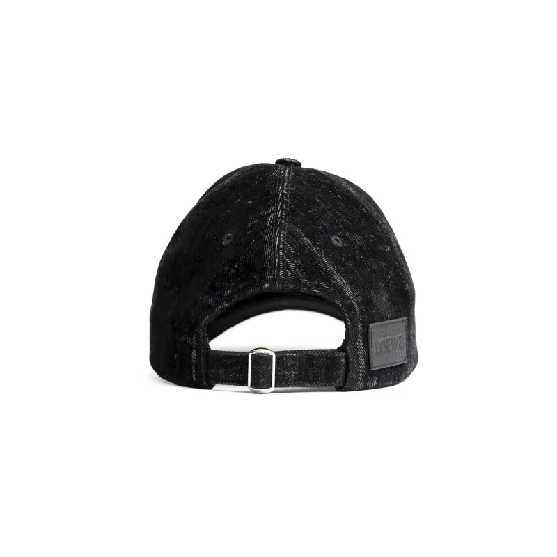 LOEWE Corduroy, Cotton Baseball Caps Unisex Black-2