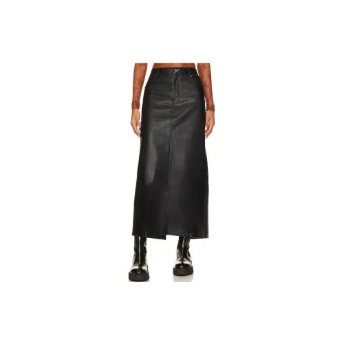 FREE PEOPLE Casual Long Skirts Women's Black