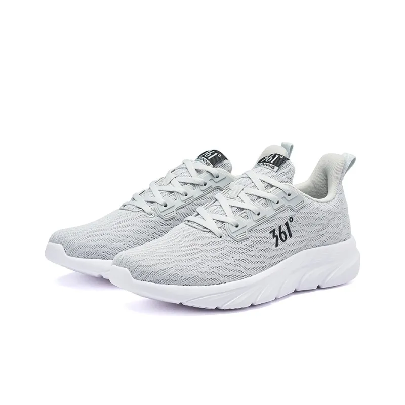361° Cushioning Wear Resistant Low Top Running Shoes Men's Photon Obsidian Black-2