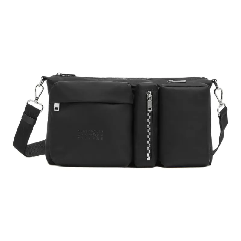 MM6 Maison Margiela Nylon Messenger Bag Shoulder Bag Crossbody Bag Women's Black-0