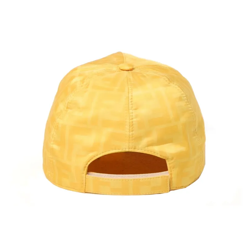 FENDI FF pattern Satin finish Baseball Cap-2