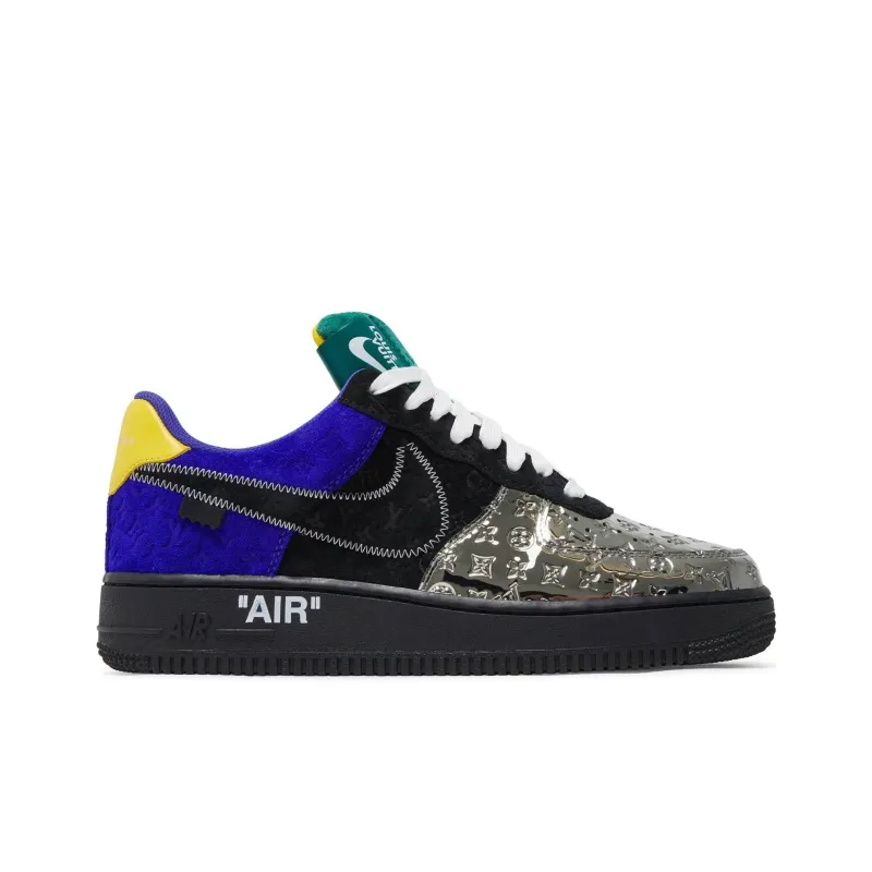 Nike X LOUIS VUITTON Lv Air Force 1 Low 'Silver Black'-1