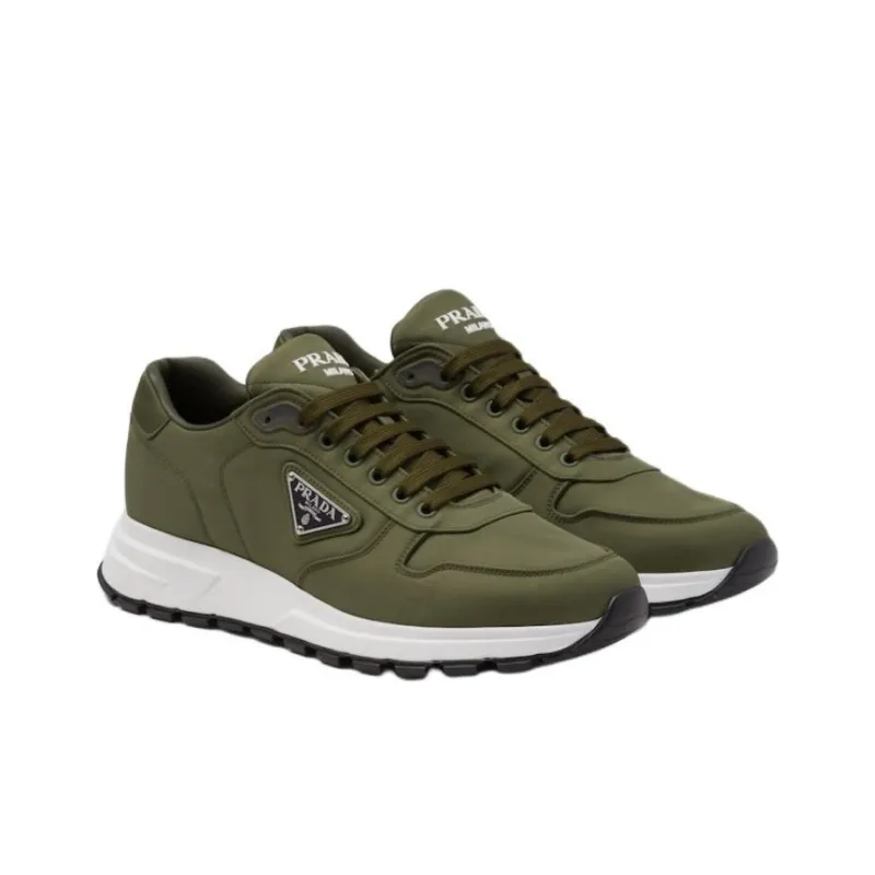 PRADA PRAX 1 Low Top Casual Shoes Men's Green-1