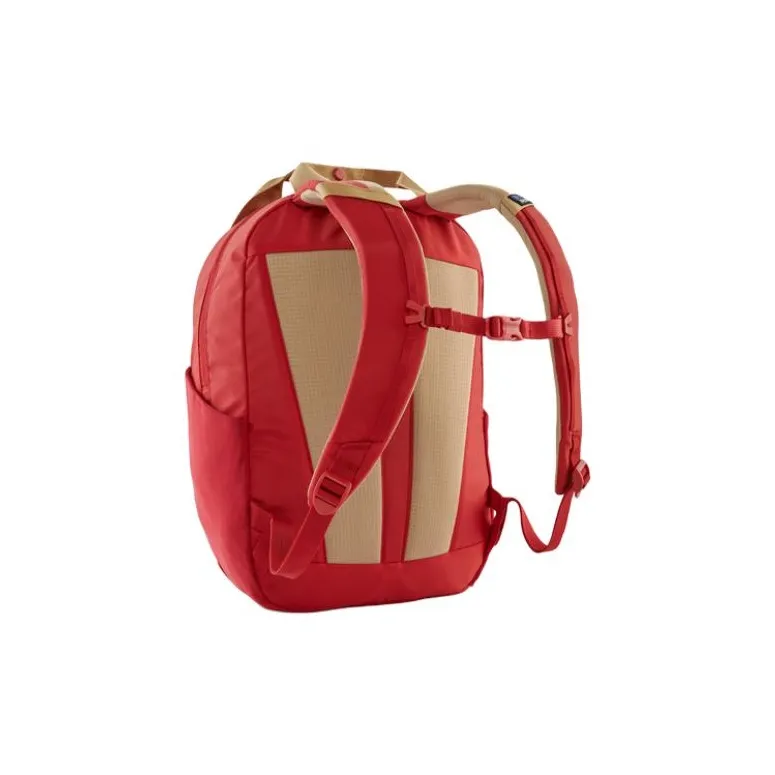 Patagonia Recycled Polyester Backpack Unisex Travel Red-2