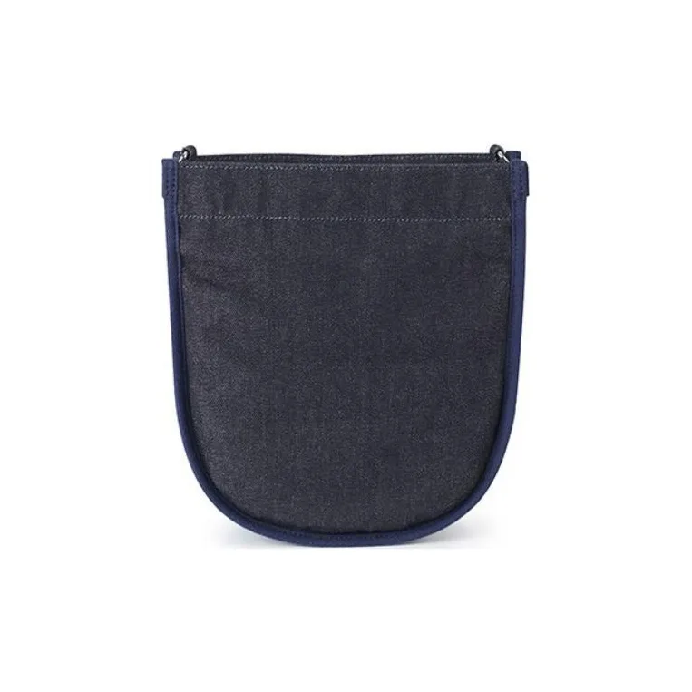 PORTER Twill Denim Portable Crossbody Bag Shoulder Bag Unisex Marine Blue-2