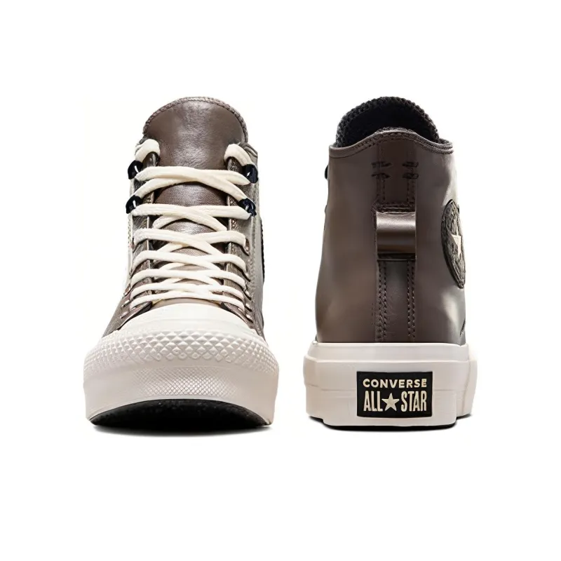 Converse Chuck Taylor All Star Cushioning Wear Resistant High Top Skateboard Shoes Women's Smoky-4