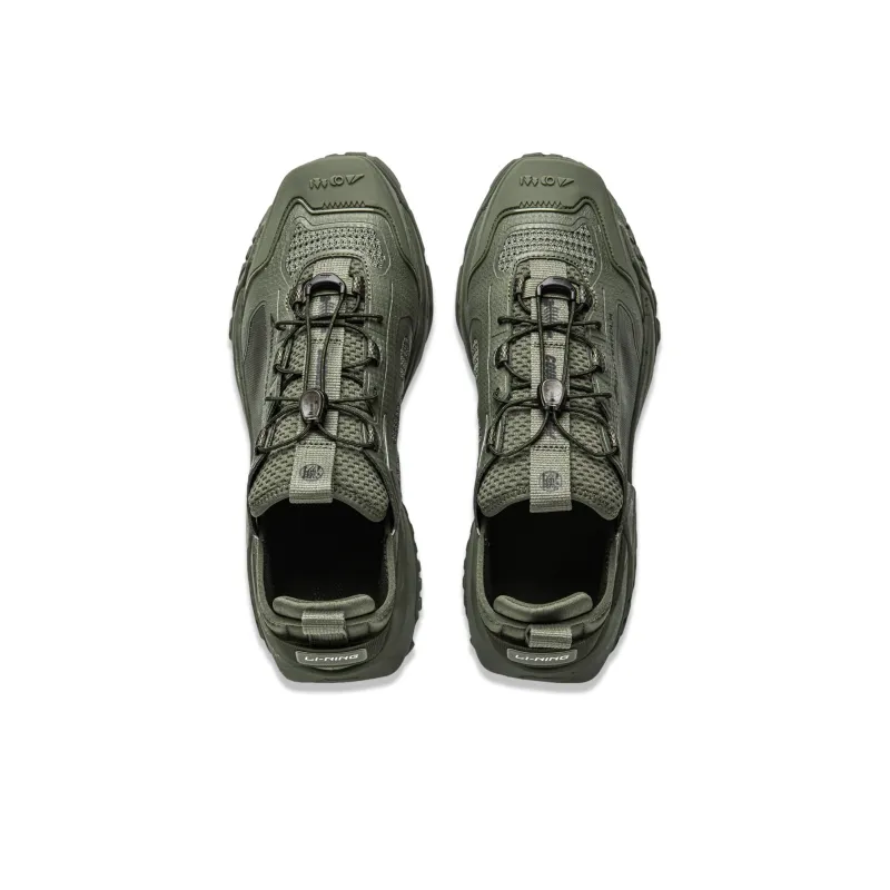 LiNing CF Linchuan SS Cushioning Wear-Resistant Low-Top Casual Shoes Men's Green-4
