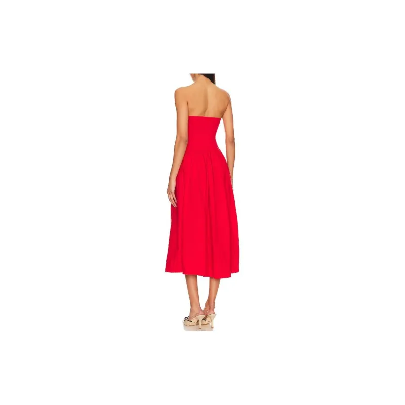 FREE PEOPLE Sleeveless Dress Women's Red-1