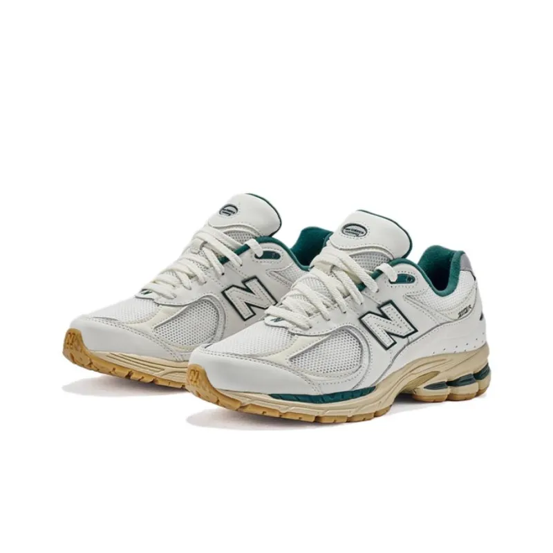 New Balance 2002R White Green-2