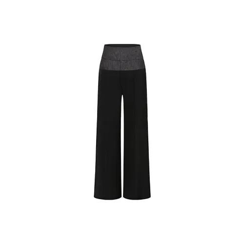 SWAYING KNIT Casual Pants Women's Black