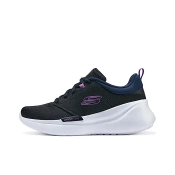 Skechers Vapor Foam Anti Slip And Wear Resistant Rebound Low Top Casual Running Shoes Women's Black