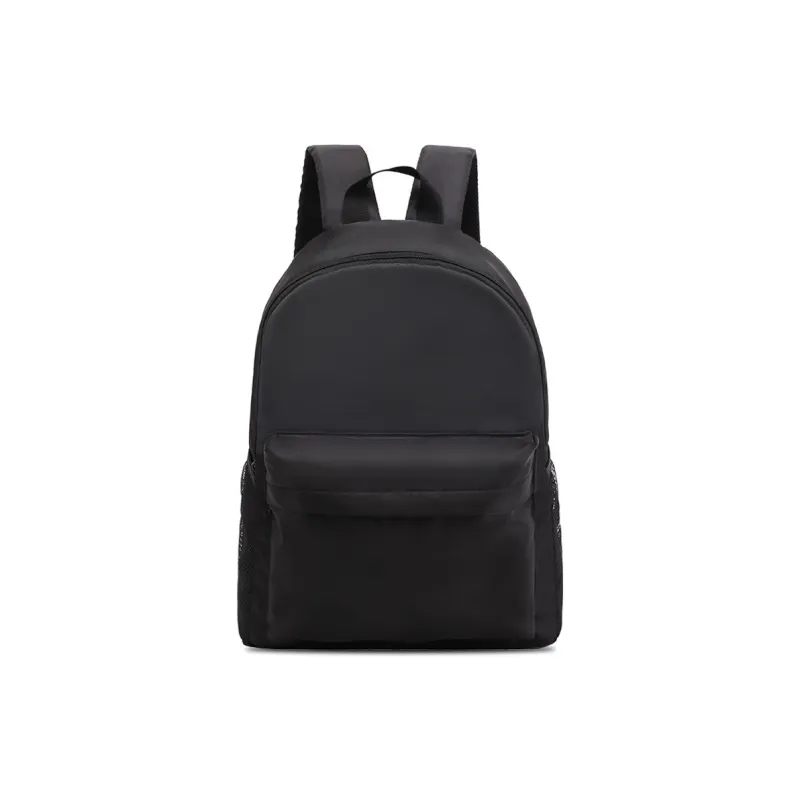 TINYAT Fabric Backpack Unisex Black-0