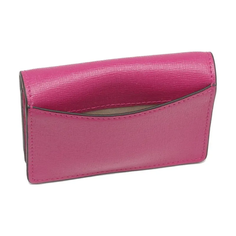 Furla Leather Business Card Holder Wallet Women's Guanxi-2