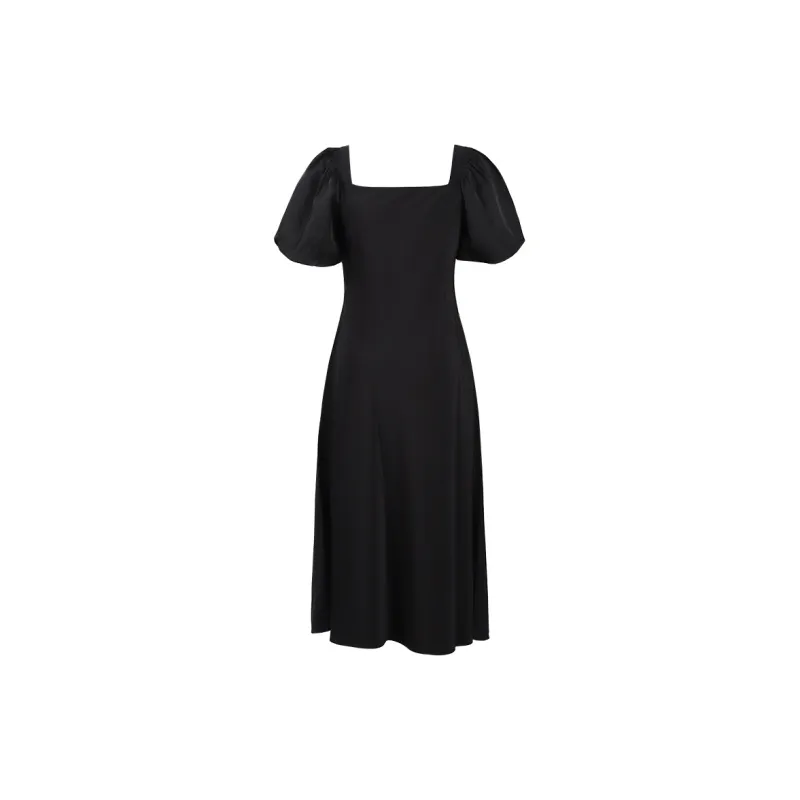 THE SEA LIFE Short Sleeved Dress Women's Black Mage-1