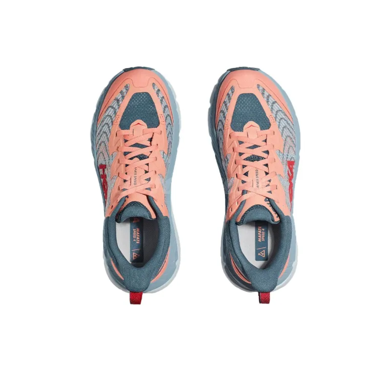 HOKA ONE ONE Mafate Speed 4 Papaya Real Teal Women's-2
