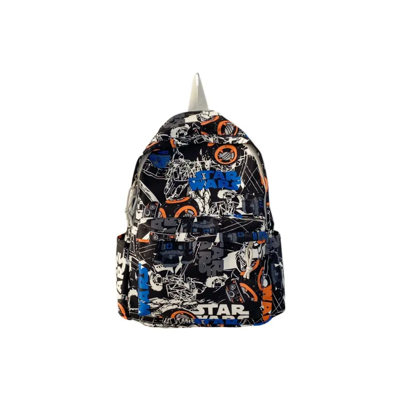 GEERDUN Nylon Backpack Regular Unisex Black/Red/Blue/Green-0