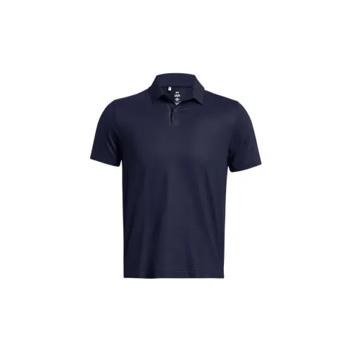 Under Armour Tour Polo Shirts Men Blue