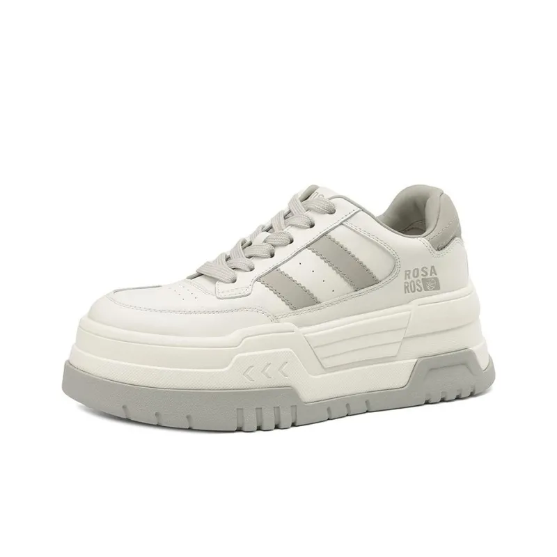 Rosa Bianca Breathable Lightweight Height Increasing Warm Low-Top Skateboard Shoes Women's-8