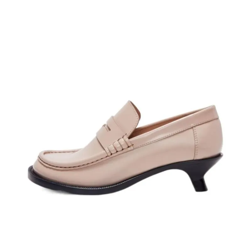 LOEWE Campo Loafers 4cm Women's Light Pink-0