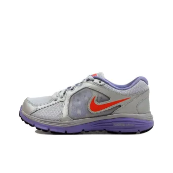 Nike Dual Fusion Run Metallic Platinum/Bright Crimson Medium Volt Women's