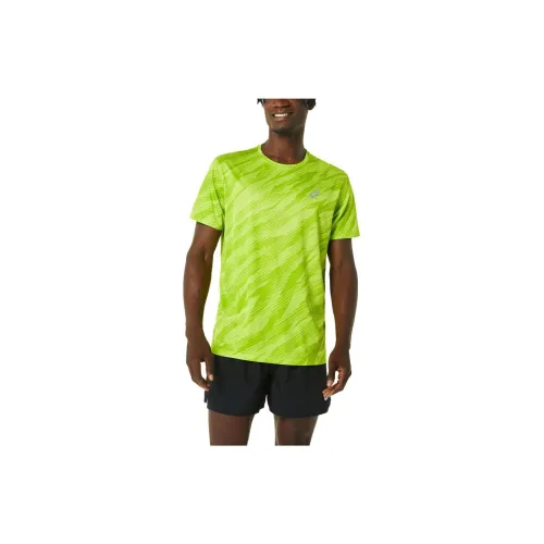 Asics T-Shirts Men Neon Green