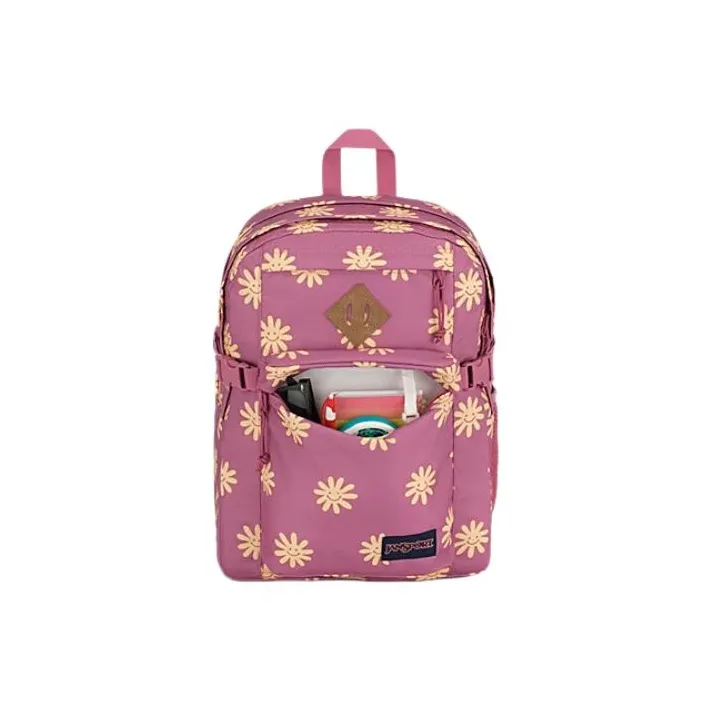 JanSport Recycled Polyester Laptop Backpack Unisex Light Purple-1