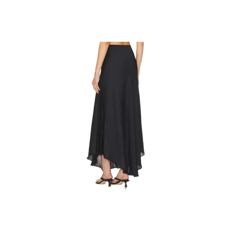 FREE PEOPLE Casual Long Skirts Women's Black-1