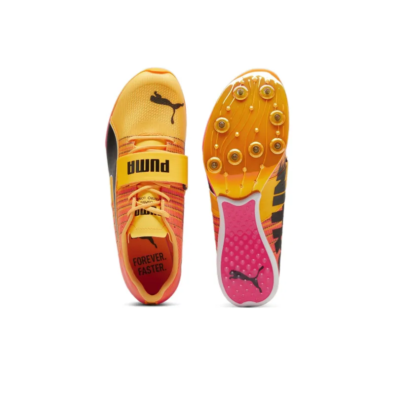 PUMA EvoSPEED Long Jump Nitro 2 Cleats 'Orange Black'-3
