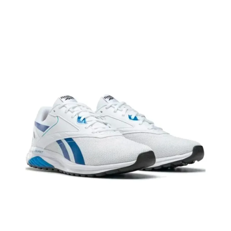 Reebok Liquifect 90 2 Cushioning Wear-Resistant Low-Top Running Shoes Men's White Blue-2