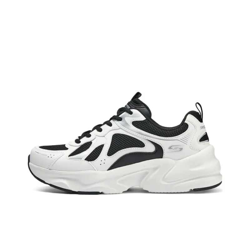 Skechers Chunky Sneakers Men Low Top Black/White-0
